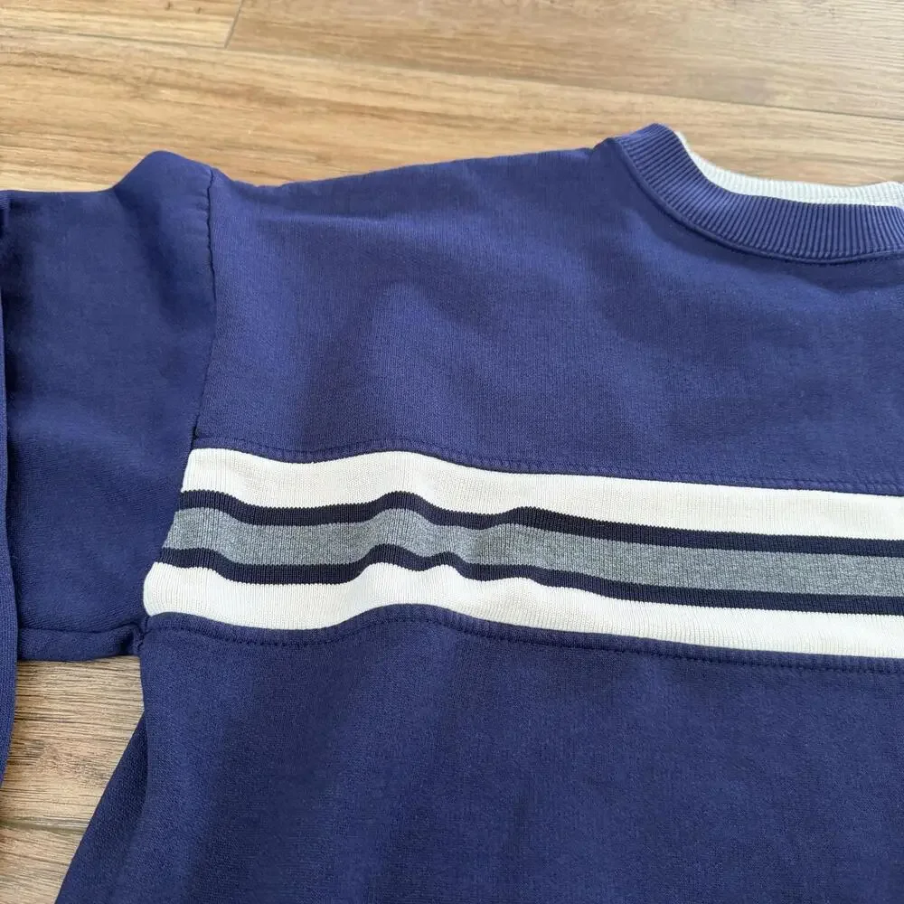 Vintage 90s Striped Crewneck Speedy U.S.A. Sweater - Picture 2 of 7